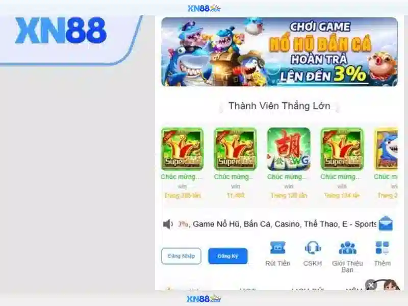 Ưu đãi đặc biệt tại XN88