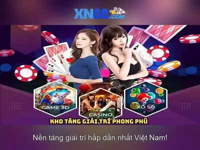 Trò chơi Slot đa dạng tại XN88